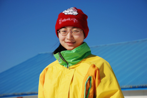 在滑雪场的鱼鱼